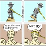 confederate statue comic