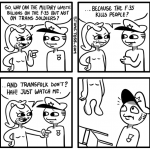 comic about donald trump's trans military ban