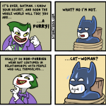 Batman is a furry comic