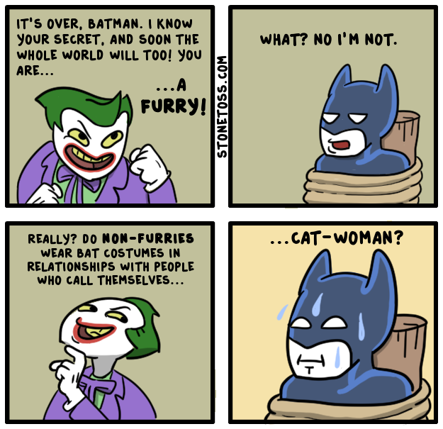 Batman is a furry comic
