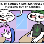 gun and drug prohibition comic