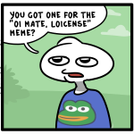 comic about illegal memes in europe