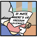 comic about the 4th of July holiday.