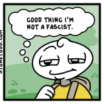 comic about Antifa violence