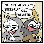 Comic about the Antifa mass shooter in Ohio