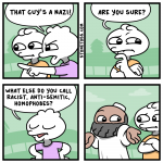 comic about bigots and Muslims