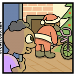 comic about black Santa Claus