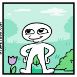 Comic about male and female relationships.