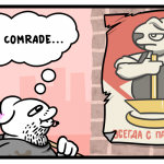 Comic about the degeneration of communism.