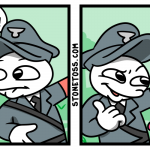 Comic about cat boys and right wingers.