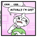 Comic about the orientation and attraction of children.