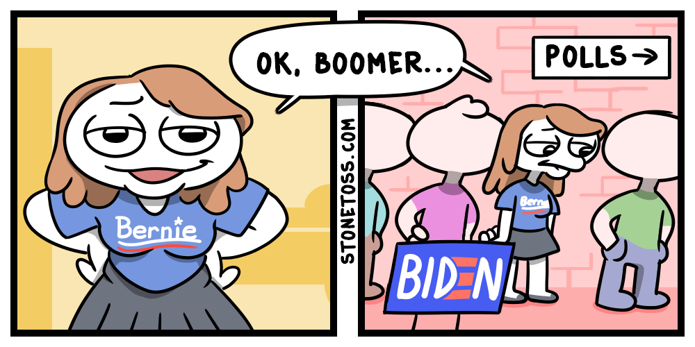 Sometimes the libs just own themselves.