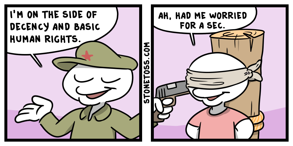 With friends like these....