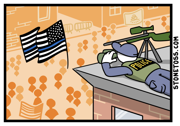 back-the-blue-political-cartoon