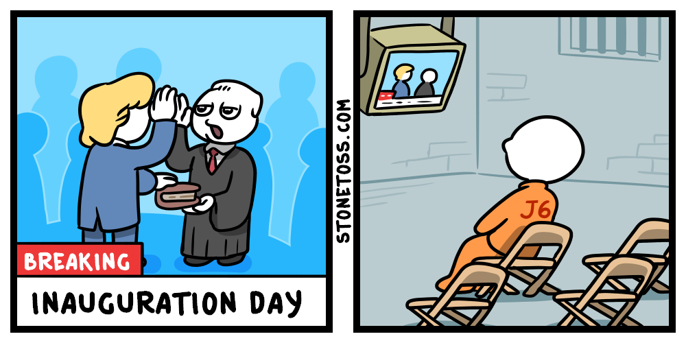 stonetoss comic about January 6 pardons