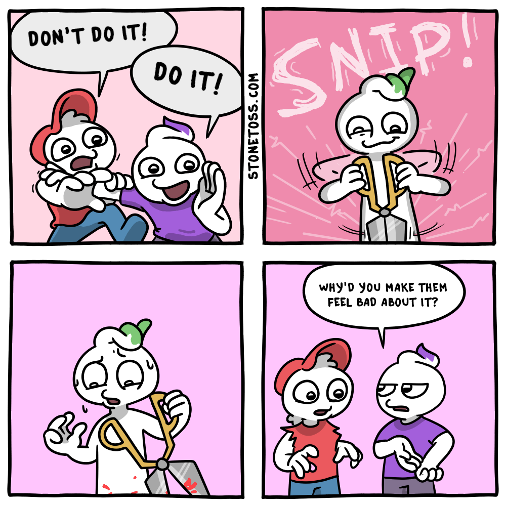 stonetoss comic about transitioning