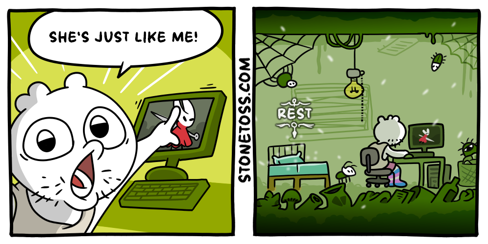 Stonetoss comic about Silk Song