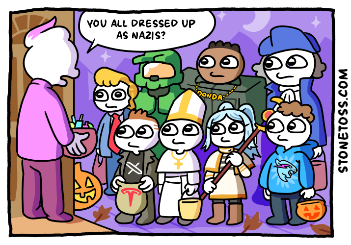 stonetoss comic about Halloween costumes