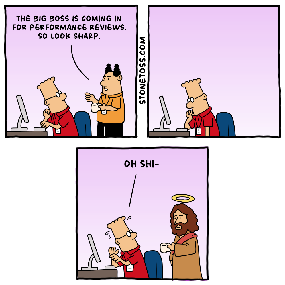 stonetoss comic about Scott Adams passing