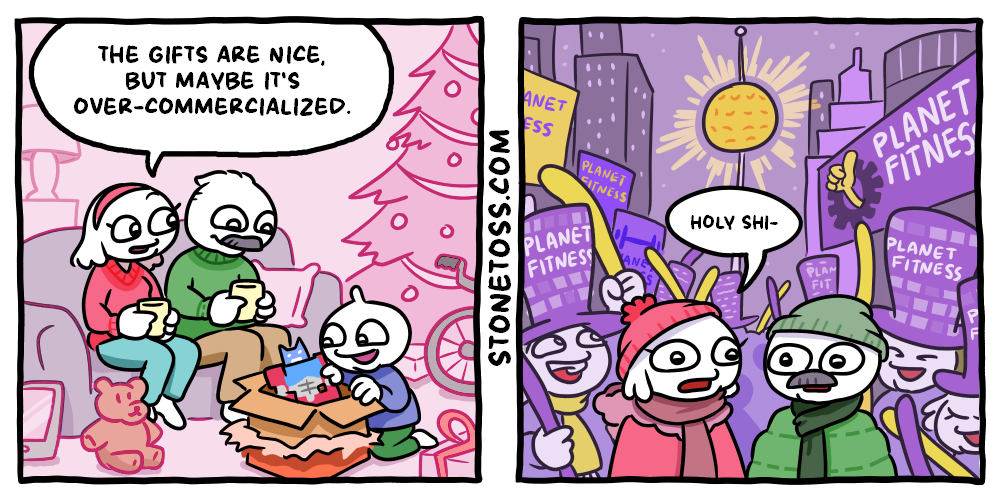 stonetoss comic about holiday commercialization