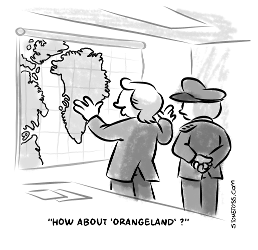 stonetoss comic about Trump and Greenland