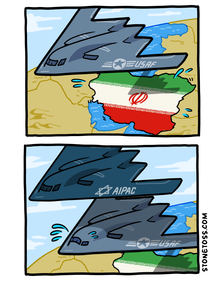 stonetoss comic about war with Iran and Israel