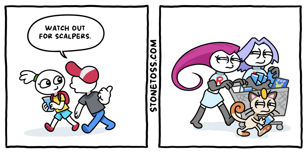 stonetoss comic about pokemon scalpers