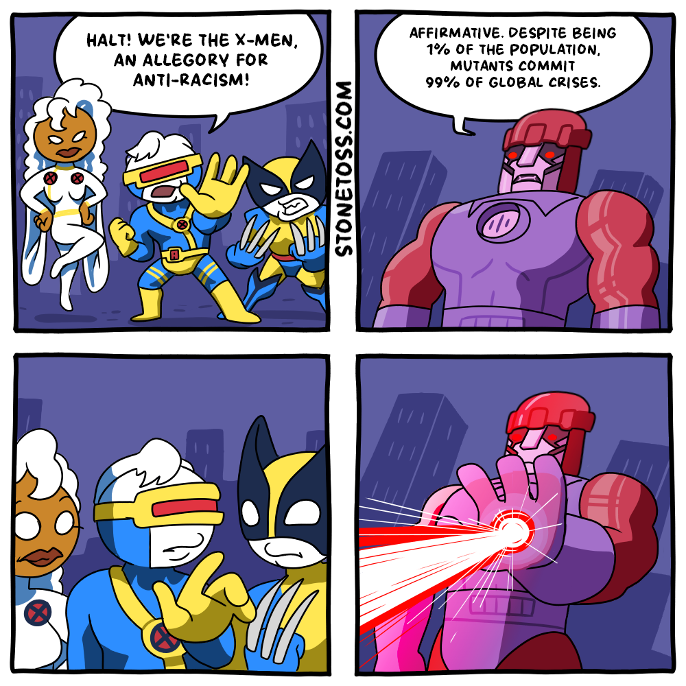 stonetoss comic about the X-men