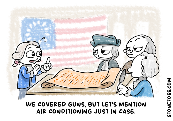 stonetoss comic about Europe and air conditioning