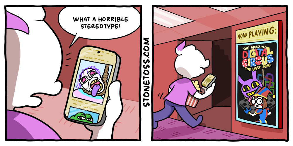 stonetoss comic about the TADC movie