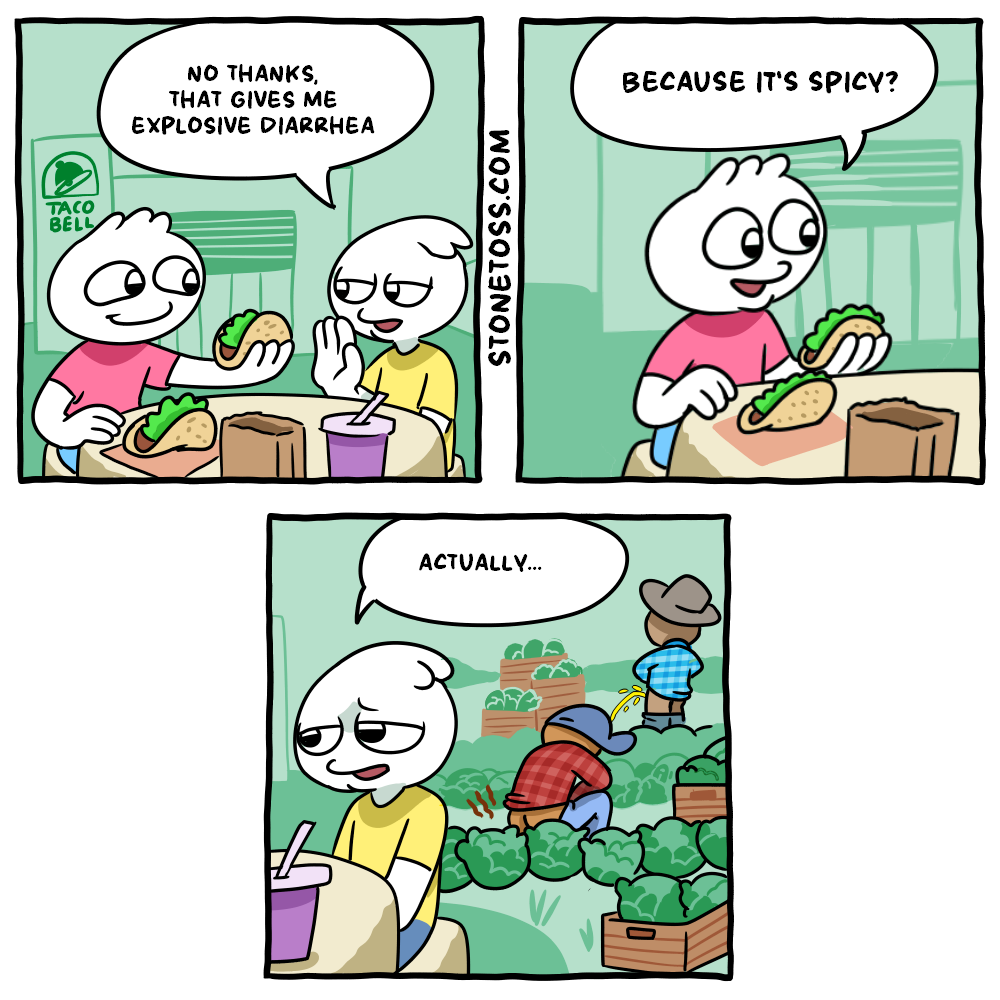 stonetoss comic about diarrhea epidemic
