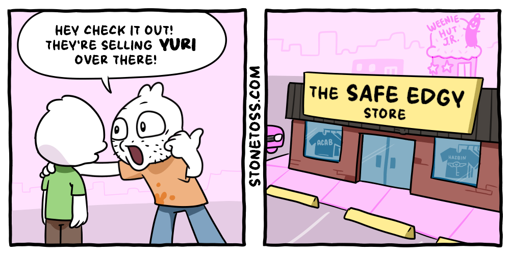 stonetoss comic about yuri