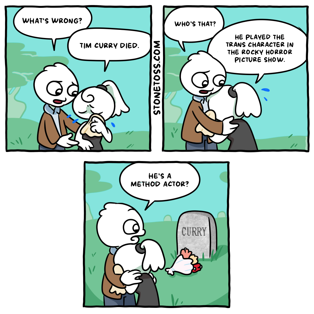 stonetos comic about Tim Curry