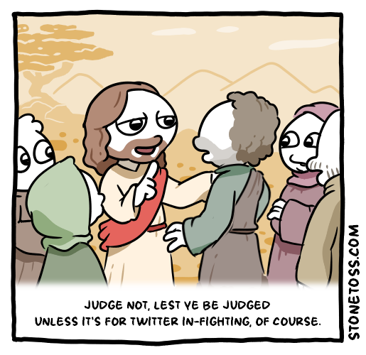 stonetoss comic about Christianity twitter